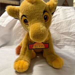 RARE 1994 Disney Store Exclusive Lion King Young Simba Plush 14" Cub NEW w/tag